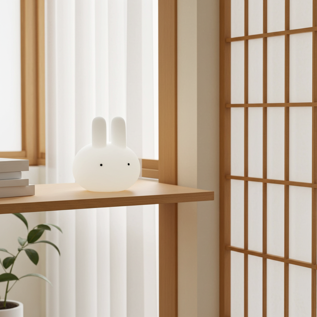Veilleuse Lapin kawaii silicone etagere