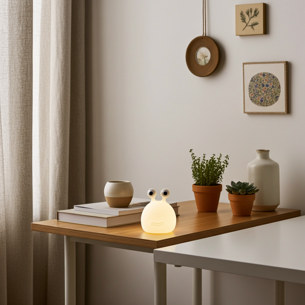 veilleuse-limace-kawaii-table-deco