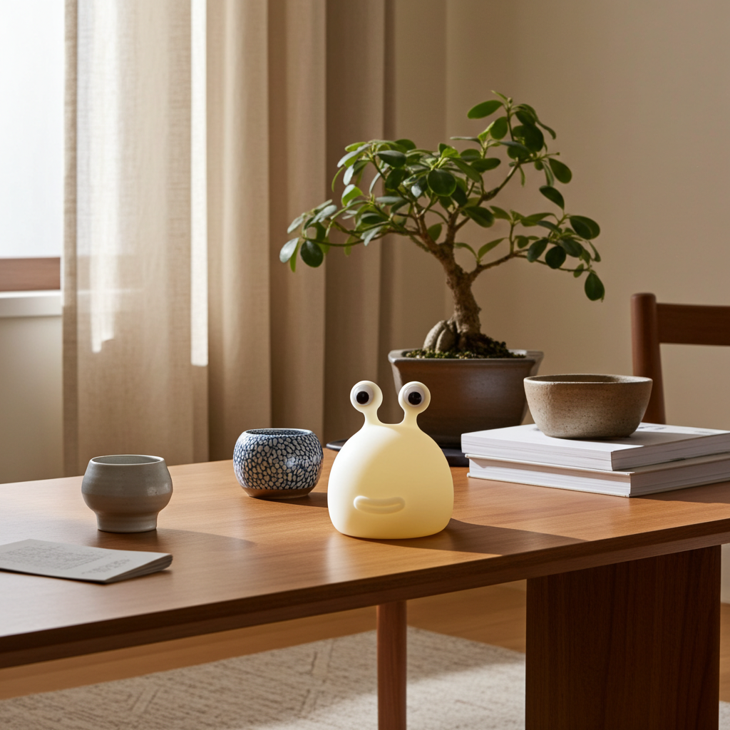 veilleuse-limace-kawaii-japandi